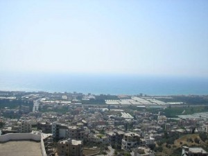 The beautiful Ghazieh skyline.